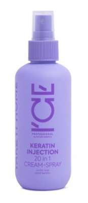 I`CE Professional Keratin Injection спрей для повреждённых волос 20в1 Кератиновый 200мл 