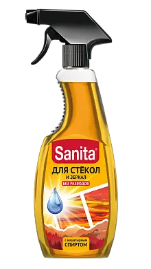 Sanita чистящее средство для стёкол с нашатырным спиртом 500 мл