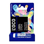 L’oco бальзам для губ stick масло ши & витамин e 5,1 г