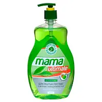 Япония mama lemon бальзам для посуды и дет принадл зеленый чай 1л