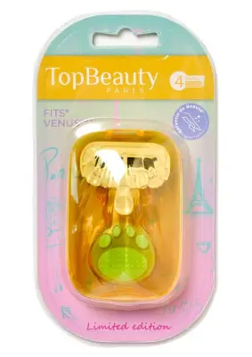 TopBeauty Paris женская бритва 1 бритва + 1 сменная кассета совместима с venus 