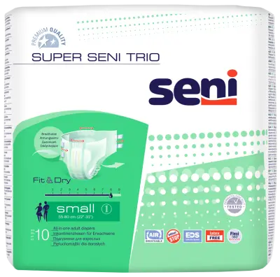 Подгузники BELLA SUPER SENI TRIO по 10 шт 
