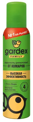 Gardex Аэрозоль-репеллент от комаров 150 мл ( 24шт в кор) 