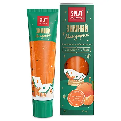 Splat collection зубная паста комплексная зимний мандарин 75 мл
