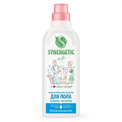 Synergetic средство для пола нежная чистота 0,75 л