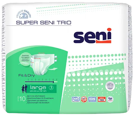 Подгузники BELLA SUPER SENI TRIO по 10 шт