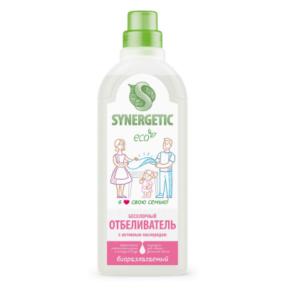 Synergetic отбеливатель для белья 1 л 