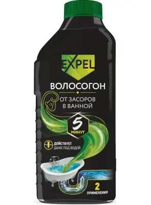Expel волосогон гель для устранения засоров от волос 500 мл 