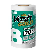 Vash Gold супер тряпка тисненная 70 листов рулон