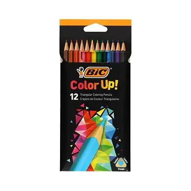 BIC Цветные. пласт. карандаши Color ( кор. 24 цвета)