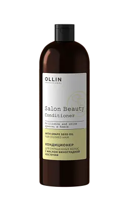 OLLIN BEAUTY кондиционер для окрашенных волос с маслом виноградной косточки 1000 мл