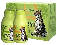 Jungle Green подарочный набор шампунь 250 гель 250 гепард жен