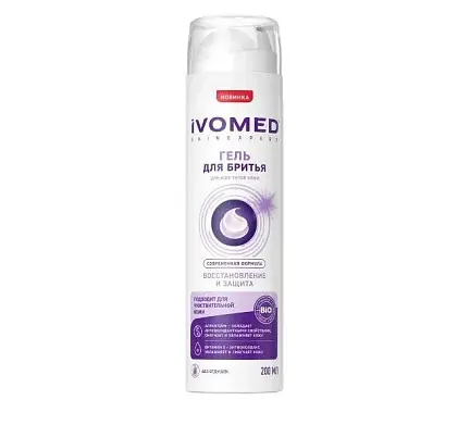 IVOMED Men гель для бритья восстановление и защита для всех типов кожи 200 мл