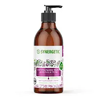 Synergetic жидкое мыло цветущий инжир и лотос 380 мл