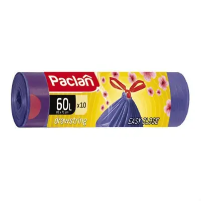 Paclan мешки для мусора с тесьмой Aroma 60л 10шт 