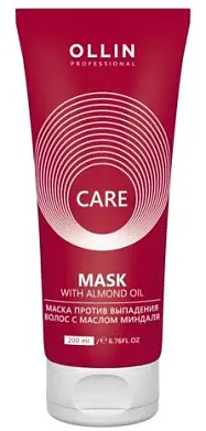 OLLIN CARE маска против выпадения волос с маслом миндаля 200 мл