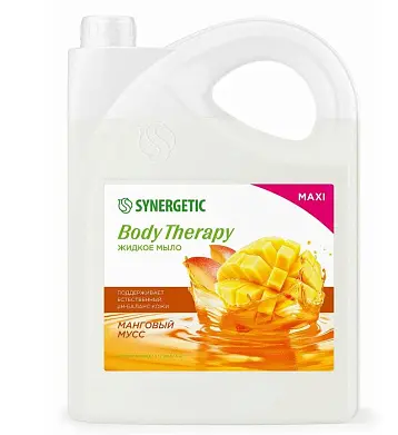 Synergetic жидкое мыло манговый мусс body 5 л
