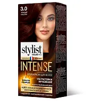 Краска для волос STYLIST COLOR PRO тон 3.0 Темный каштан