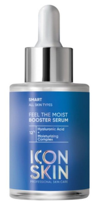 ICON SKIN Увлажняющая сыворотка-концентрат с гиалуроновой кислотой Feel the Moist, 30 мл 