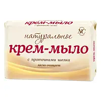 Невская Косметика крем мыло с протеинами шёлка натуральное 90 г