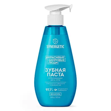 Synergetic зубная паста отбеливающая ultra white 240 г