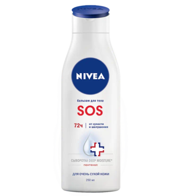 NIVEA  восстанавливающий sos бальзам для тела 250 мл 