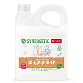 Synergetic кондиционер ополаскиватель для белья миндальное молочко 2,75 л 90 стирок