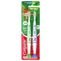 Colgate зубная щетка детская 2-9 на присоске для детей 1+1 супермягкие промо