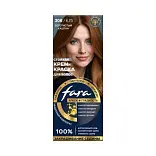 Fara nc new стойкая крем краска для волос 306/6.73 золотистый  каштан