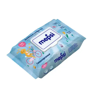 Mepsi влажные салфетки гипоаллергенные детские 120 шт 