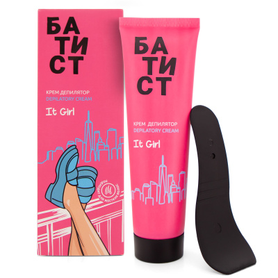 Батист крем депилятор it girl для жестких волос 100мл 
