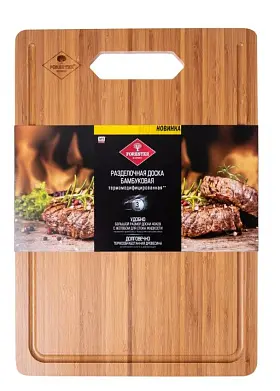 Forester разделочная доска из бамбука grill cheff 40 х 28 см