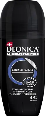 Deonica for men антиперспирант активная защита 50 мл ролик