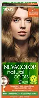 Nevacolor Natural Colors стойкая крем краска для волос 7.3 карамельный русый