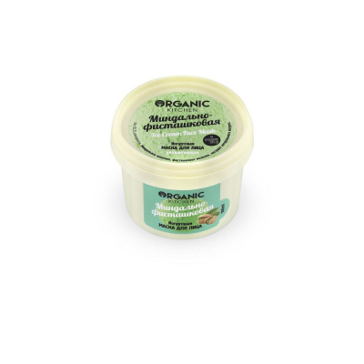 Organic Kitchen йогуртовая маска для лица миндально фисташковая 100 мл 