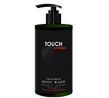 TOUCH&Relax парфюмированный гель для душа табак ваниль и древесные ноты 450 мл