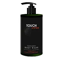 TOUCH&Relax парфюмированный гель для душа табак ваниль и древесные ноты 450 мл