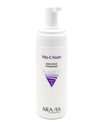 Aravia Professional крем-пенка очищающая Vita-C Foaming 160мл 
