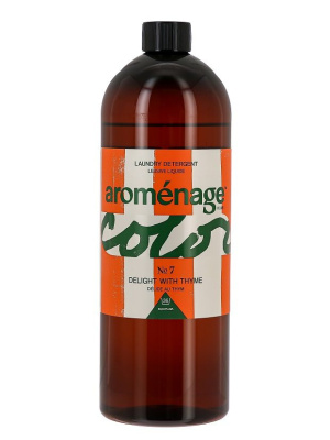 Aromenage гель концентрат для стирки цветного белья наслаждение тимьяном 0,9 л 