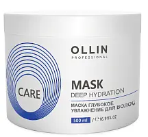 OLLIN CARE маска глубокое увлажнение для волос 500мл