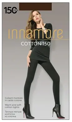 INNAMORE колготки cotton 150 2 из хлопка с комфортным поясом