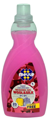 Meule концентрированный гель для стирки шерсти шелка и деликатных тканей 1л 23 стирки 