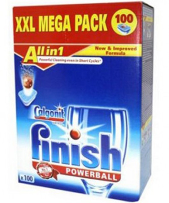 Finish All in 1 таблетки для посудомоечных машин 100шт 