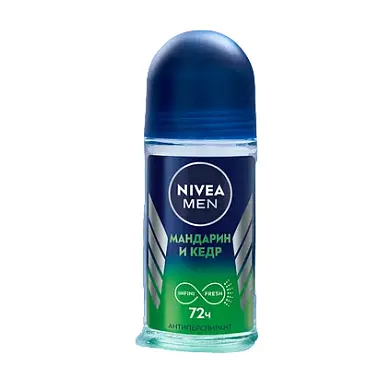 NIVEA део шарик мужской мандарин и кедр 50мл