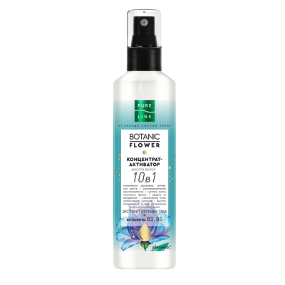 Чистая Линия концентрат активатор роста волос 10в1 ультраукрепление и восстановление 160 мл 