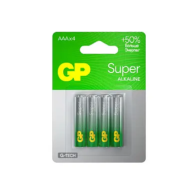 GP батарейки super АА 4 шт