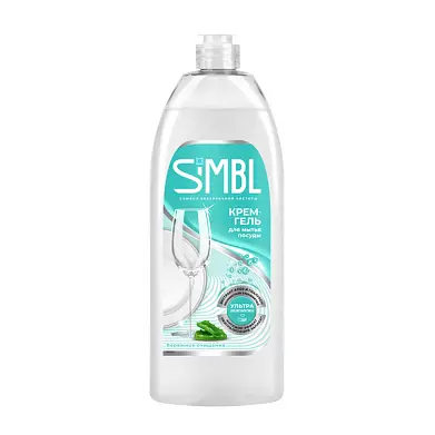 Simbl крем гель для посуды бережное очищение с алоэ вера 900 мл