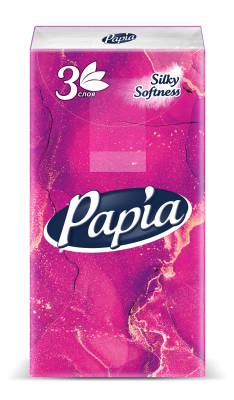 Papia носовые платочки 3 хслойные 10 шт 