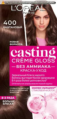 L' Paris Casting краска уход для волос 400 каштан