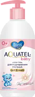 Aquatel baby крем гель для подмывания хлопковое молочко и пантенол 400 г